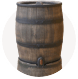 Wood effect water butts