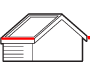 PVC guttering for gable roof