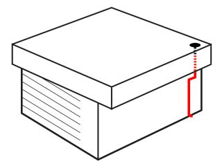 PVC Flat roof set | anthracite | Ø 80 mm | single