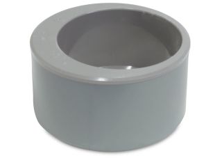 Downpipe reducer Ø 75 x 125 mm dark grey.