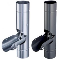 Zinc water butt/ downpipe valve Ø 87 mm