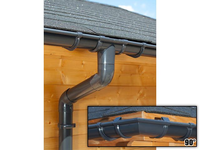 Guttering in colour anthracite (GD16)