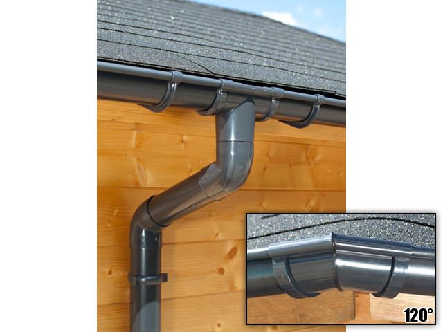 Guttering in colour anthracite (GD16)